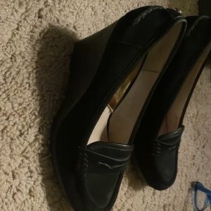 Michael Kors black wedges 7.5VGUC
